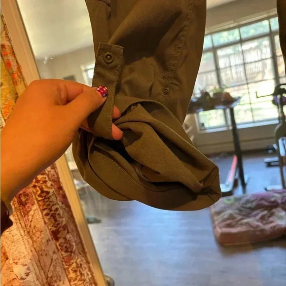 Prana size 10 olive green pants - Picture 5 of 6